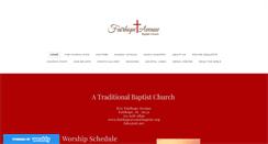 Desktop Screenshot of fairhopeavenuebaptist.org